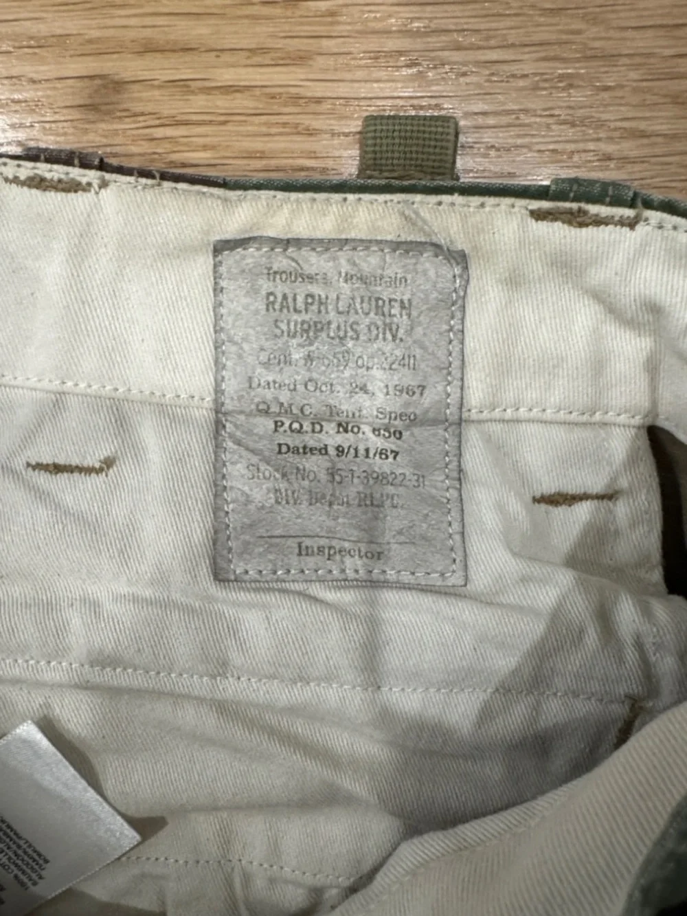 Polo by Ralph Lauren Green/Brown/Black Camo Cargo Pants - Picture 4 of 4